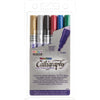 Calligraphy Paint Marker Set, 6 Colors - Marvy Uchida