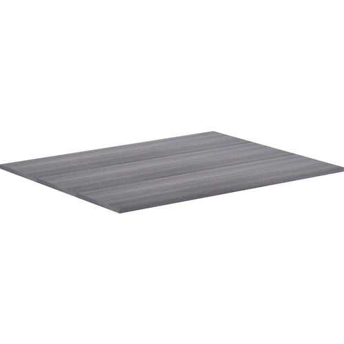 Lorell Revelance Conference Rectangular Tabletop - 59.9'' x 47.3'' x 1'' x 1'' - Material: Laminate - Finish: Weathered Charcoal