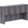 Lorell Essentials Series Stack-on Hutch with Doors - 66'' x 15''36'' - 4 Door(s) - Finish: Weathered Charcoal Laminate