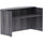 Lorell Essentials Series Front Reception Desk - 72'' x 36''42.5'' Desk, 1'' Top - Finish: Weathered Charcoal Laminate
