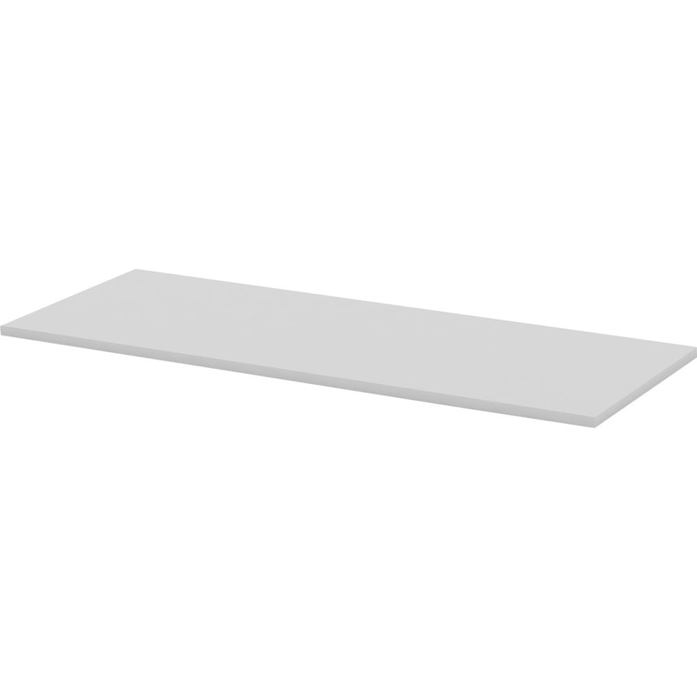 Lorell Training Tabletop - Gray Rectangle Top - 60'' Table Top Length x 24'' Table Top Width x 1'' Table Top ThicknessAssembly Required - Particleboard, Melamine Top Material - 1 Each