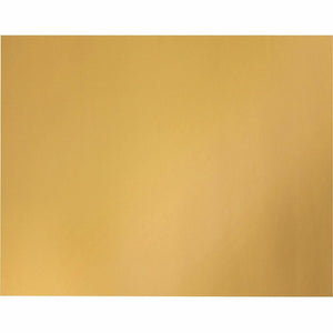 UCreate Metallic Poster Board - Classroom, Poster, Mounting, Project - Yellow - 25 / Carton
