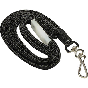 SICURIX Breakaway Lanyard - 12 / Box - 36'' Length - Black - Nylon