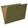Pendaflex Essentials Legal Recycled Hanging Folder - 8 1/2'' x 14'' - Standard Green - 100% Recycled - 25 / Box