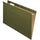 Pendaflex Essentials 1/5 Tab Cut Legal Recycled Hanging Folder - 8 1/2'' x 14'' - Standard Green - 100% Recycled - 25 / Box