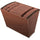 Pendaflex Letter Recycled Expanding File - 8 1/2'' x 11'' - 21 Pocket(s) - Red Fiber - Red Fiber - 100% Recycled - 1 Each