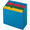 Pendaflex Recycled Expanding File - 11'' x 12'' - 12 Pocket(s) - Paper, Paper - Blue - 10% Recycled - 1 Each