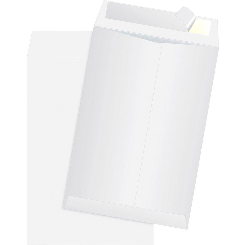 Quality Park Survivor Plus Tyvek Bubble Mailers - Bubble - 6 1/2'' Width x 9 1/2'' Length - Self-sealing - Tyvek - 25 / Box - White - SURVIVOR