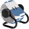 Rolodex Open Classic Rotary Files - 500 Card Capacity - For 2.25'' x 4'' Size Card - 24 A to Z Index Guide - Black - Metal