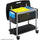 Safco Scoot Mobile File Cart - 200 lb Capacity - 4 Casters - 3'' Caster Size - Steel - x 29.8'' Width x 18.8'' Depth x 27'' Height - Black - 1 Each