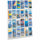 Safco 24-Pamphlet Display Rack - 24 Pocket(s) - 41'' Height x 30'' Width x 2'' Depth - Break Resistant - Clear - Plastic - 1 Each