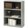 Safco ValueMate Bookcase - 31.8'' x 13.5'' x 41'' - 3 x Shelf(ves) - Gray - Steel, Fiberboard, Plastic - Assembly Required
