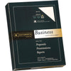 Southworth Premium Weight 100% Business Cotton Paper - Letter - 8 1/2'' x 11'' - 32 lb Basis Weight - Wove - 250 / Box - Acid-free, Watermarked - White