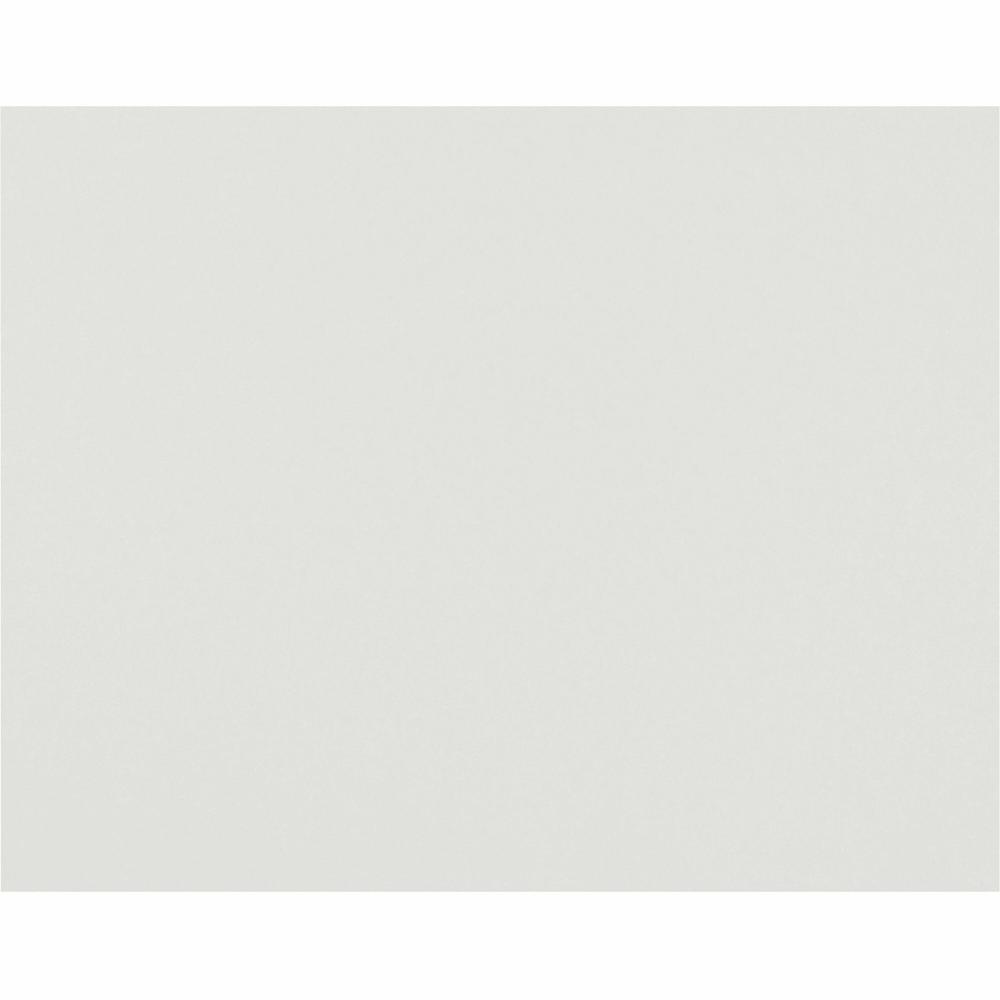 Pacon Railroad Board - Art, Mat, Mounting, Block Printing, Painting, Stenciling, Poster - 22''Height x 28''Width - 50 / Carton - White