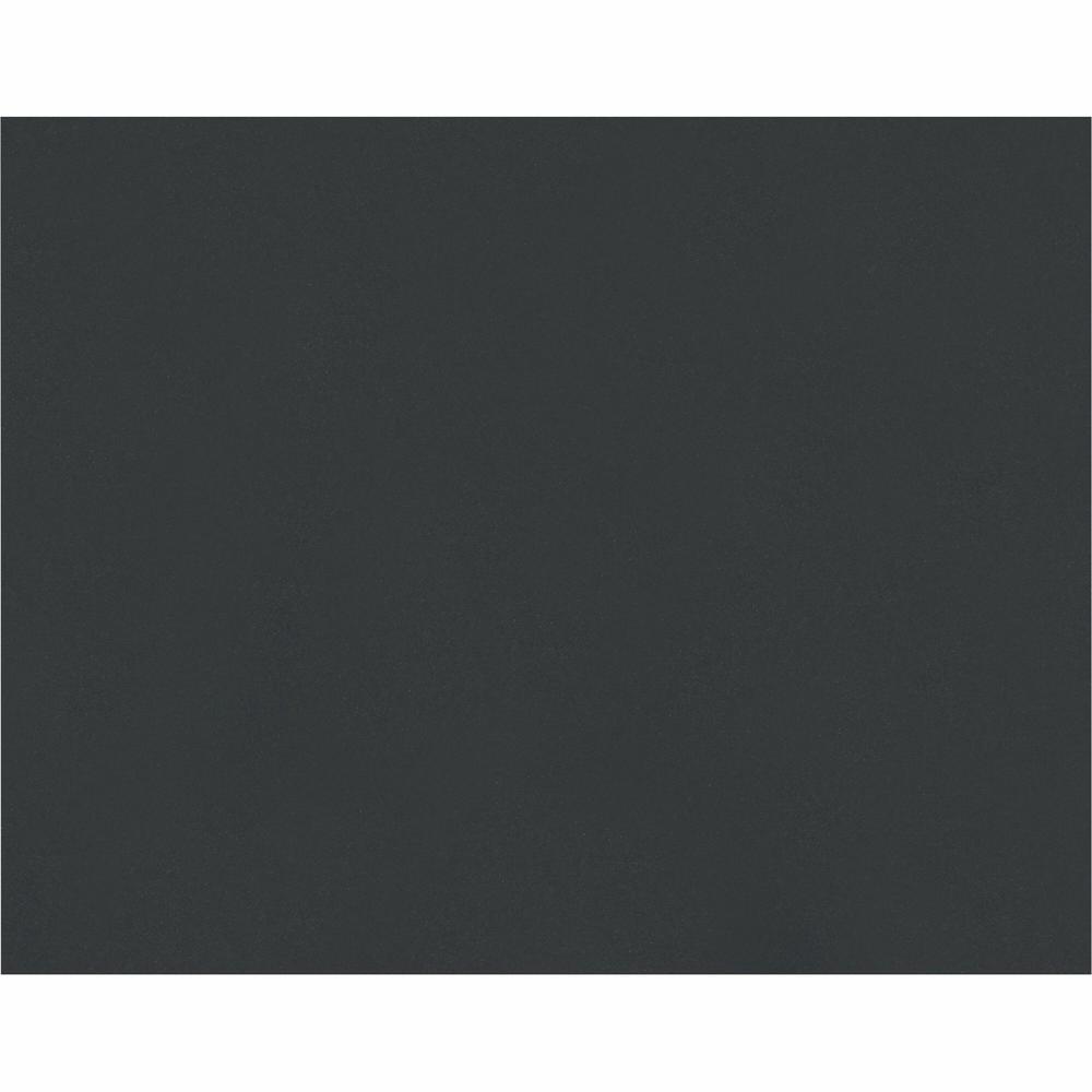 Pacon Railroad Board - Art, Mat, Mounting, Block Printing, Marker, Stenciling, Poster - 22''Height x 28''Width - 25 / Carton - Black