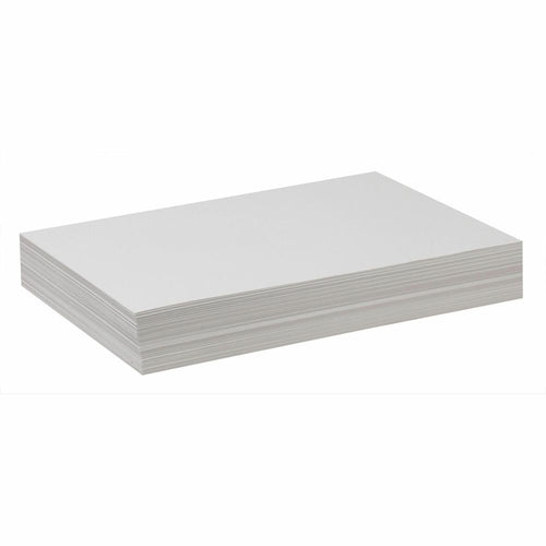 Pacon Drawing Paper - 500 Sheets - Plain - 12'' x 18'' - White Paper - Standard Weight - 500 / Ream