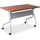 Lorell Flip Top Training Table - Rectangle Top - Four Leg Base - 4 Legs x 23.60'' Table Top Width x 60'' Table Top Depth - 29.50'' Height x 59'' Width x 23.63'' Depth - Cherry - Nylon - Melamine Top Materi
