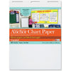 Pacon Heavy-duty Anchor Chart Paper - 25 Sheets - Plain - Unruled - 27'' x 34'' - White Paper - Heavy Duty, Resist Bleed-through, Recyclable, Built-in Carry Handle - 4 / Carton
