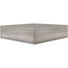 Lorell Contemporary Reception Collection Sectional Tabletop - 25.3'' x 25.5''6.6'' - Finish: Weathered Charcoal, Laminate