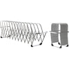 LEE Flexible Expandable Collator/Sorter/File - 12 - 7'' Width x 11'' Depth%Desktop - Silver - Aluminum - 1 Each