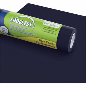 Fadeless Bulletin Board Art Paper - ClassRoom Project, Home Project, Office Project - 3''Height x 48''Width x 50 ftLength - 1 / Roll - Rich Blue - Pacon