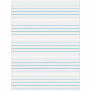 Pacon Chart Table - 70 Sheets - Glue - Ruled - 1'' Ruled - Unruled Margin - 24'' x 32'' - White Paper - Bond Paper - 1 Each