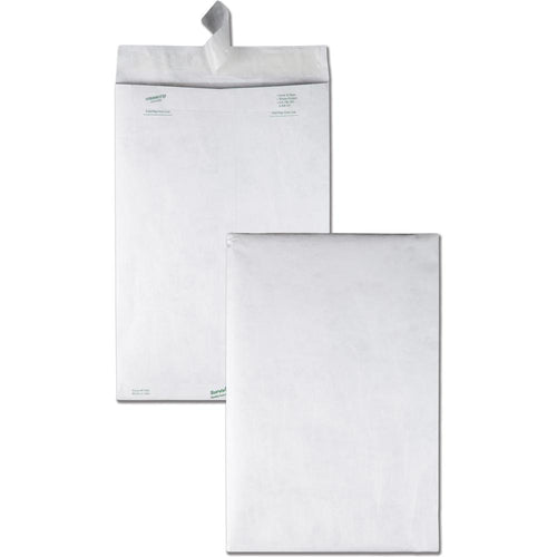 Survivor 10 x 15 DuPont Tyvek Catalog Mailers - Catalog - 10'' Width x 15'' Length - 14 lb - Peel & Seal - Tyvek - 100 / Box - White - SURVIVOR