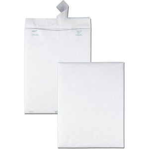 Survivor 12 x 15-1/2 DuPont Tyvek Catalog Mailers - Catalog - #15 1/2 - 12'' Width x 15 1/2'' Length - 14 lb - Peel & Seal - White - Tyvek - 100 / Box - Survivor&reg;