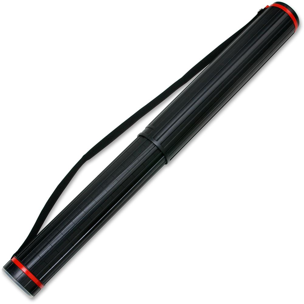Chartpak 948 72/124 Carrying Case Document - Black - Plastic Body x 3.5'' Diameter - 1 Each