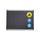 Prestige Plus Magnetic Fabric Bulletin Boards, 72'' x 48'', Gray Surface, Satin Aluminum Frame - Quartet