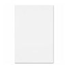 TOPS Second Nature Gum Top Recycled Pads - 100 Sheets - Plain - Double Stitched - 4'' x 6'' - White Paper - Hard Cover, Perforated - Recycled - 12 / Pack