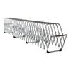 LEE Flexible Expandable Collator/Sorter/File - 24 - 7'' Height x 11'' Width x 10.5'' DepthDesktop - 22% Recycled - Silver - Aluminum - 1 Each