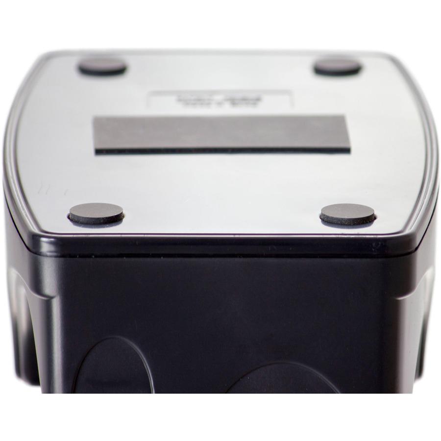 Officemate Heavy-Duty 2-in-1 Tape Dispenser - Holds Total 2 Tape(s) - Black - 1 Each