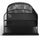 Safco Onyx 3 Tray/3 Upright Section Desk Organizer - 5 Compartment(s) - 8.25'' Height x 19.50'' Width x 11.50'' Depth - Desktop - Powder Coated - Black - Steel - 1 Each