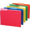 Pendaflex 1/3 Tab Cut Legal Recycled Top Tab File Folder - 8 1/2'' x 14'' - Assorted - 10% Recycled - 100 / Box