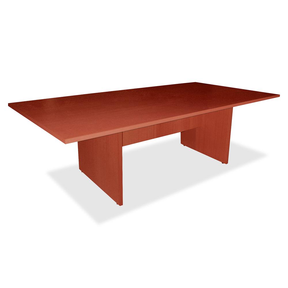 Lorell Essentials Rectangular Conference Tabletop - 94.5'' x 47.3'' x 1.3'' x 1'' - Finish: Cherry, Laminate - Modesty Panel