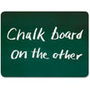 Creativity Street 2-in-1 Personal Combo Board - 12'' (1 ft) Width x 9'' (0.8 ft) Height - Dark Green Surface - 10 / Pack