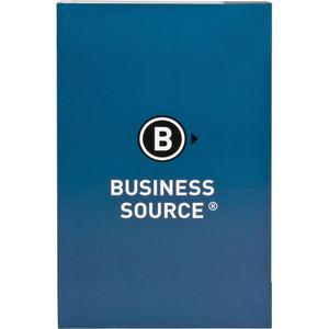 Business Source 1/5 Tab Cut Legal Recycled Hanging Folder - 8 1/2'' x 14'' - 11 pt. - Poly - Green - 100% Recycled - 25 / Box