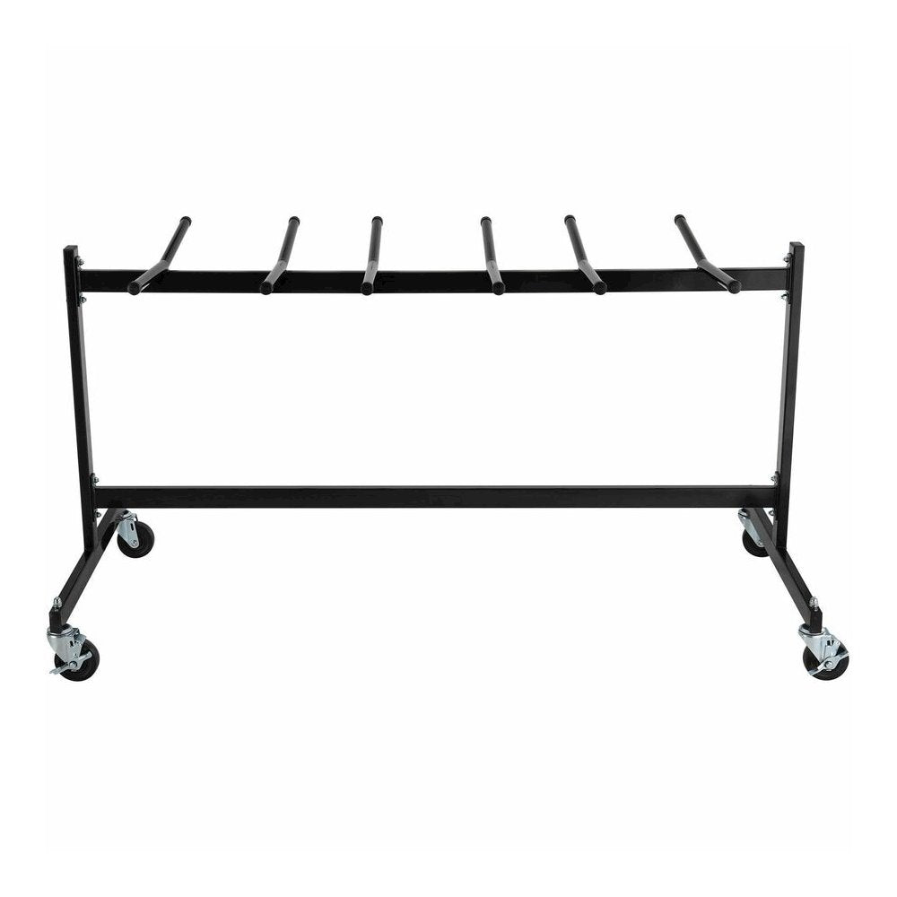 Lorell Folding Chair Dolly - 68'' Width x 30.75'' Depth x 35.75'' Height - Black Steel Frame - Black - For 42 Devices - 1 Each