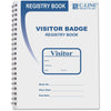 C-Line Visitor Badges with Registry Log - 3-5/8 x 1-7/8 Badge Size, 150 Badges and Log Book/BX, 97030