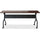 Lorell Flip Top Training Table - Rectangle Top - Four Leg Base - 4 Legs x 72'' Table Top Width x 23.60'' Table Top Depth - 29.50'' Height x 28.70'' Width x 23.63'' Depth - Assembly Required - Cherry - Mela