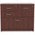 Lorell Essentials Series Box/Box/File Lateral File - 1'' Side Panel, 0.1'' Edge, 35.5'' x 22''29.5'' Lateral File - 4 x Box, File Drawer(s) - Mahogany Laminate Table Top - Versatile, Ball Bearing Glide, Dr
