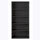 Lorell Fortress Series Bookcase - 34.5'' x 13''72'' - 5 Shelve(s) - Material: Steel - Finish: Charcoal, Powder Coated - Adjustable Shelf, Welded, Durable