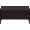 Lorell Essentials Series Rectangular Desk Shell - 60'' x 30''29.5'' Desk Shell, 1'' Top - Finish: Espresso