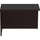 Lorell Essentials Series Return Shell - 42'' x 24''29.5'' Return Shell, 1'' Top - Finish: Espresso
