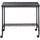 Safco Mobile Wire Desk - Melamine, Black
