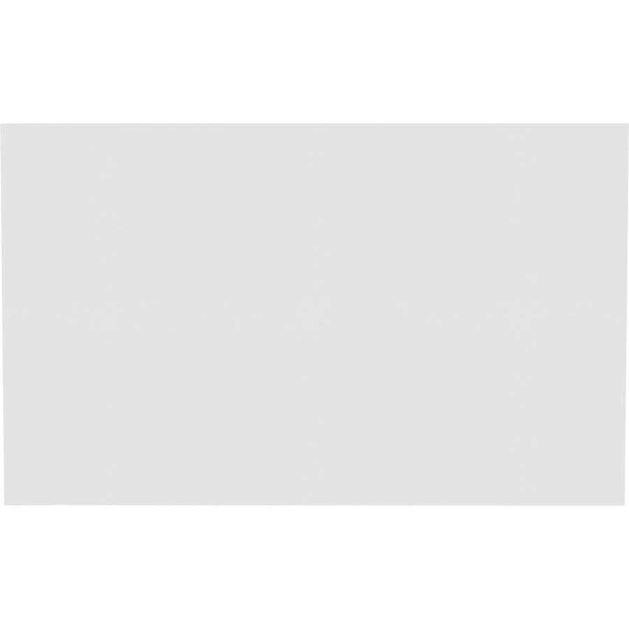 Lorell Adaptable Panel Divider - 24'' Width x 2'' Height x 37'' Depth - Aluminum, Acrylic - Frosted - 1 Each