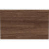 Lorell Adaptable Panel Divider - 24'' Width x 2'' Height x 37'' Depth - Aluminum - Walnut - 1 Each