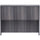 Lorell Essentials Series Stack-on Hutch with Doors - 48'' x 15''36'' - 3 Door(s) - Finish: Weathered Charcoal Laminate