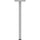 Lorell Relevance Series Offset Square Leg - Powder Coated Silver Square Leg Base - 28.50'' Height x 7.87'' Width - Assembly Required - 1 Each